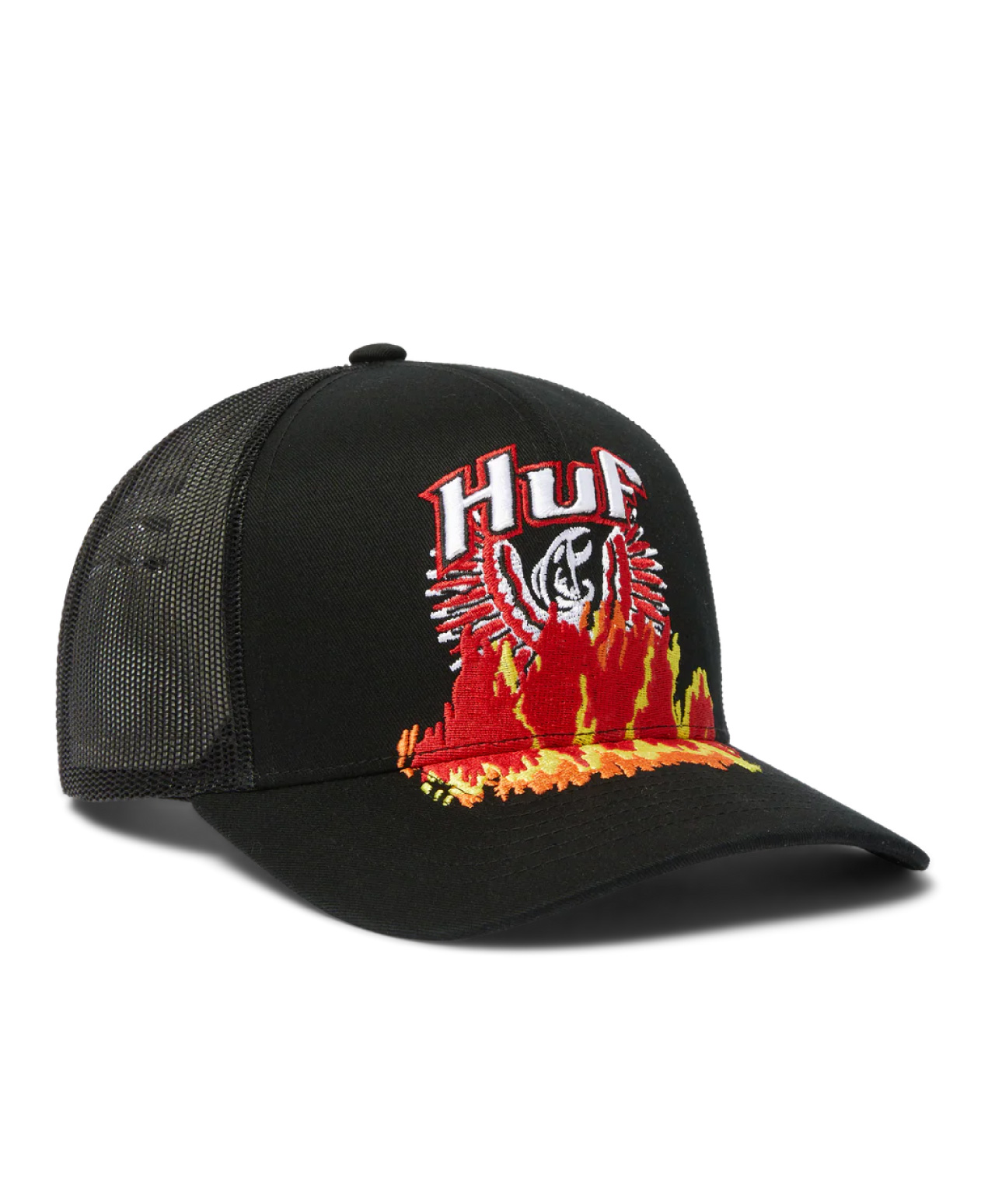 HUF PHOENIX TRUCKER HAT BLACK