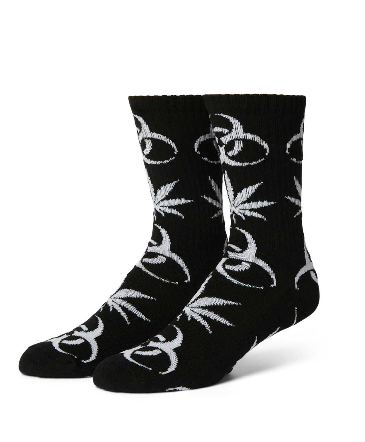 HUF SECTOR PLANTLIFE SOCKS BLACK