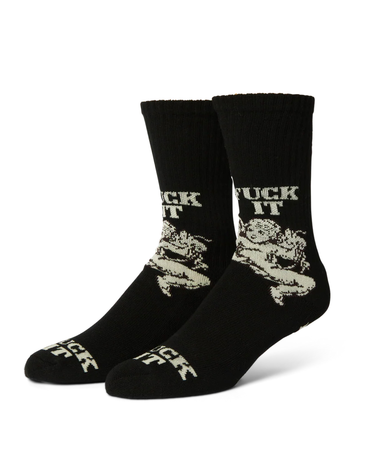 HUF DIVINE CREW SOCKS BLACK