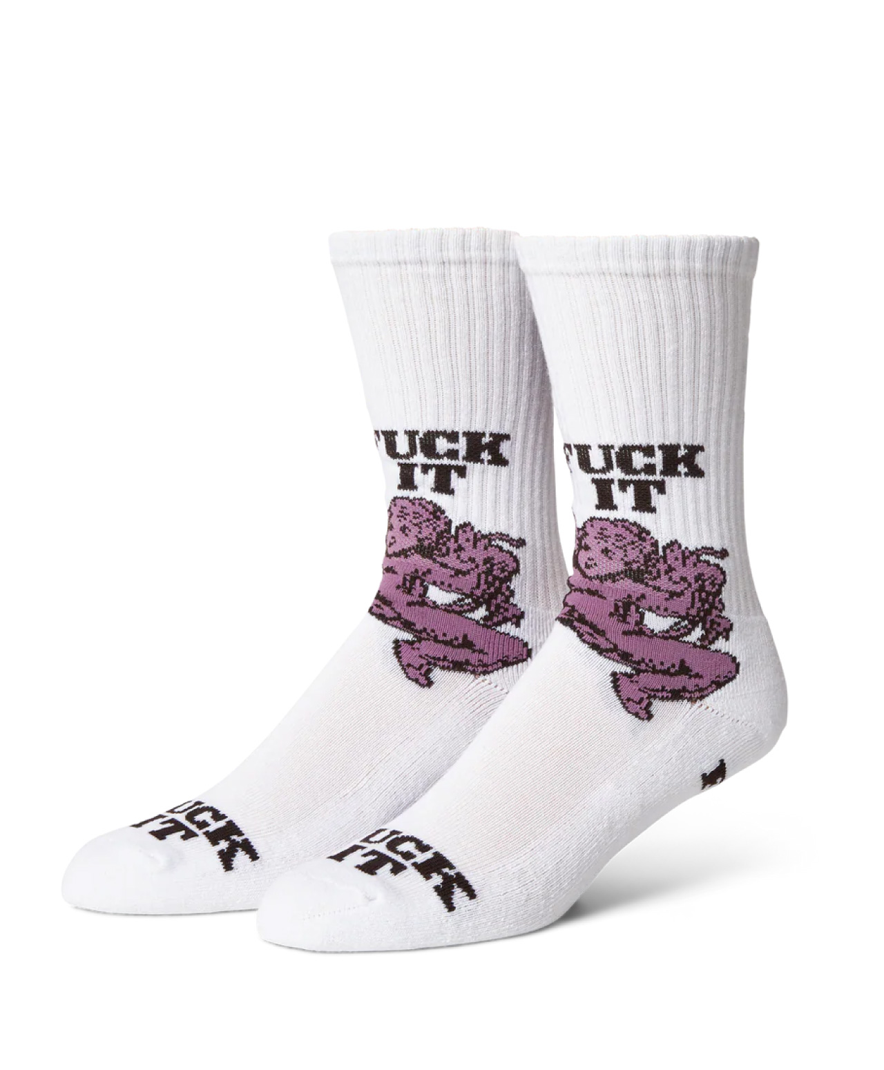 HUF DIVINE CREW SOCKS WHITE