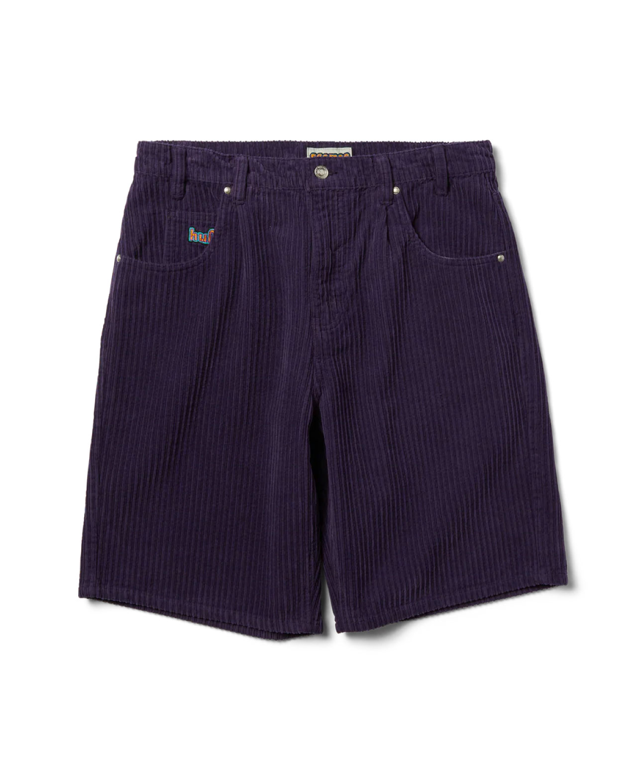 HUF CROMER CORDUROY SHORTS DARK BERRY