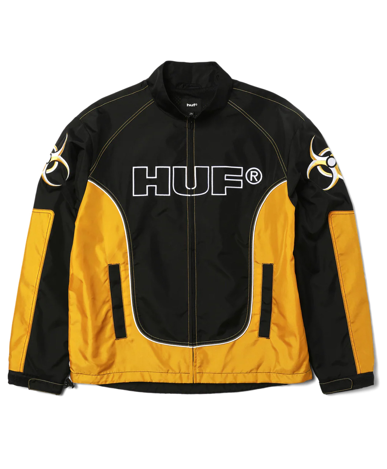 HUF SECTOR JACKET BLACK/YELLOW