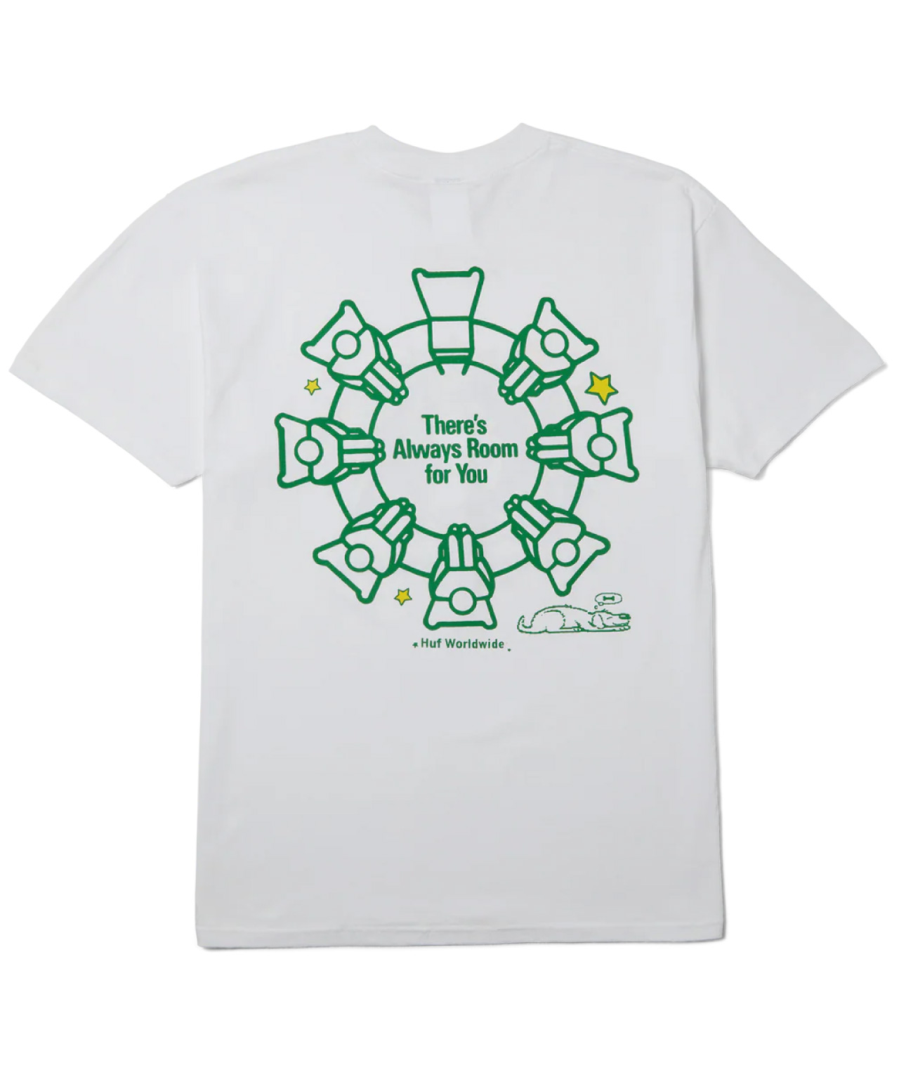 HUF FANTASIES TEE WHITE