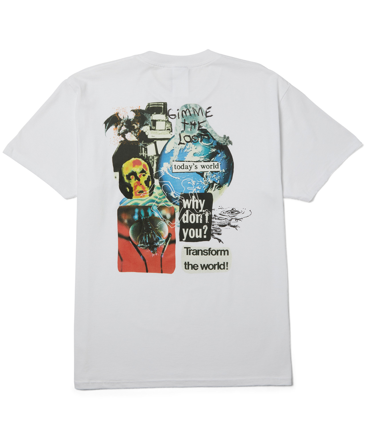 HUF GIMME THE LOOT TEE WHITE