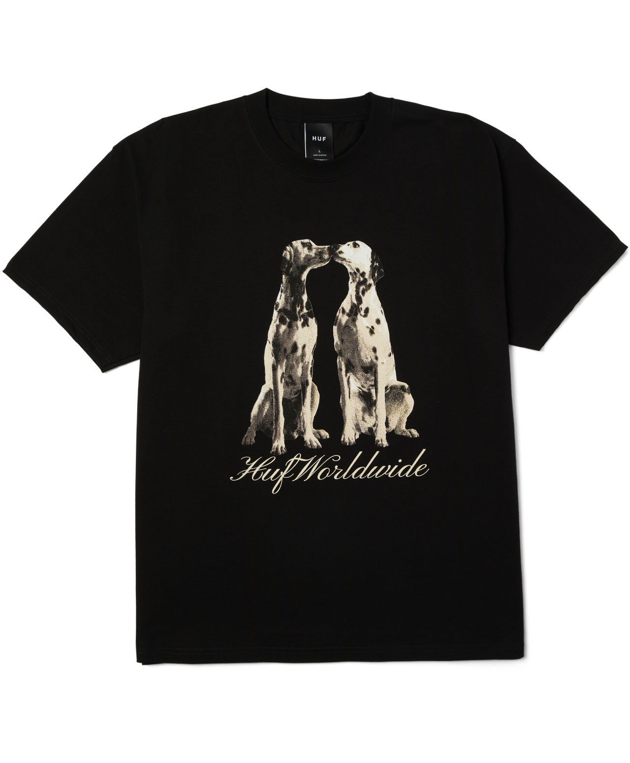 HUF DOGGED TEE BLACK
