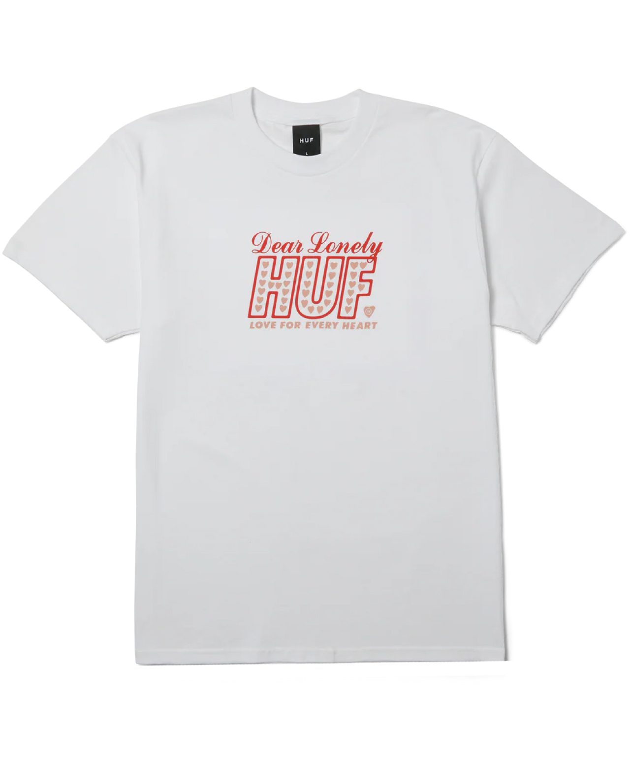 HUF LONELY HEARTS TEE WHITE