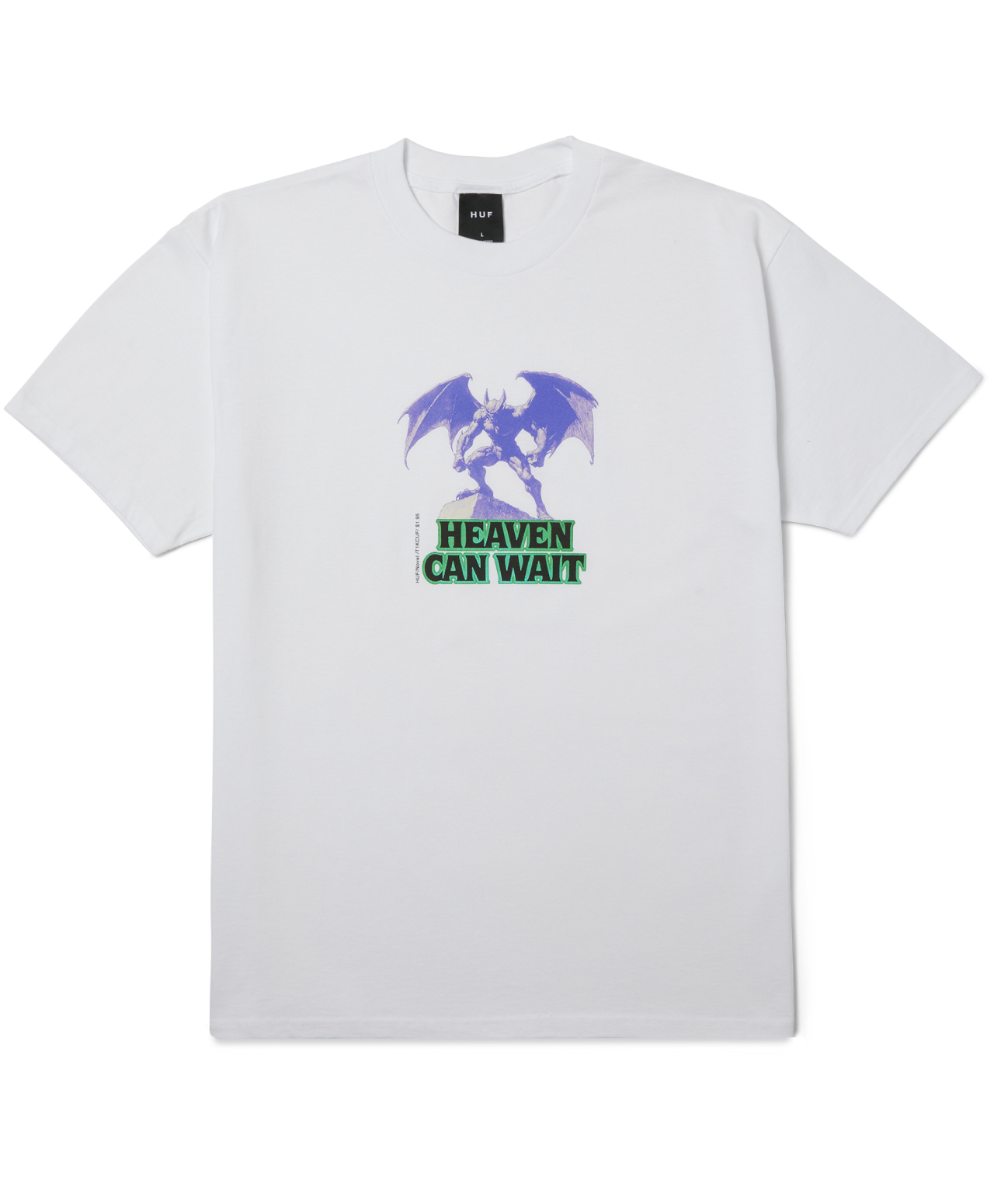 HUF HEAVEN CAN WAIT TEE WHITE
