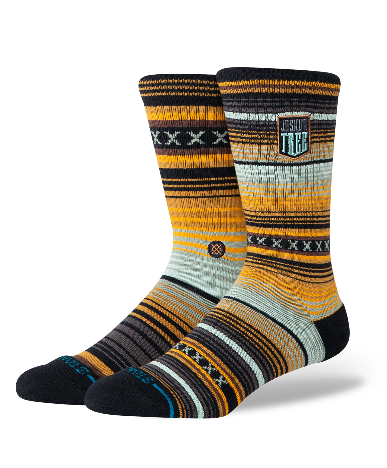 STANCE X NATIONAL PARKS CURREN PARKS CREW SOCKS GOLD