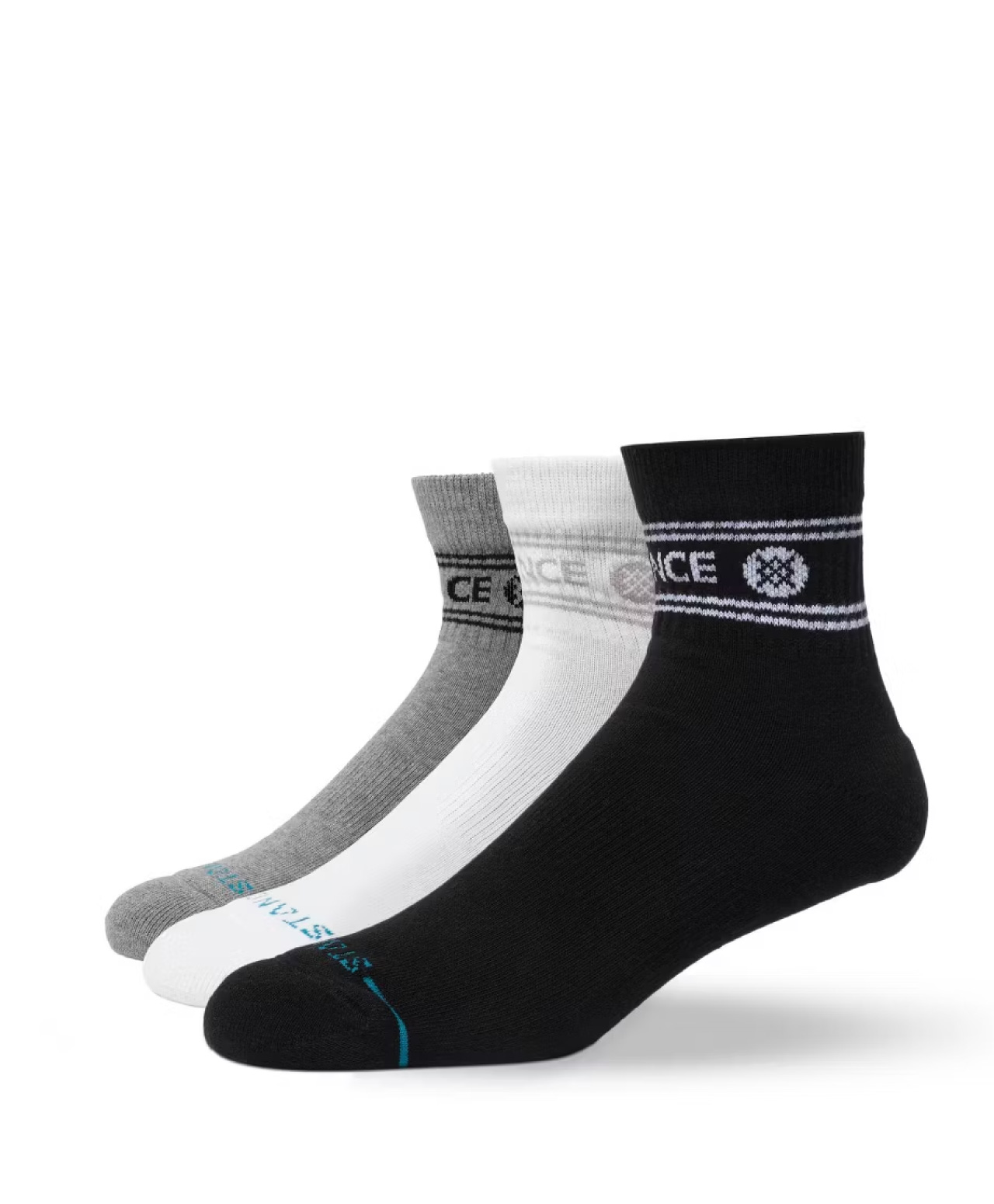 STANCE VITAL QUARTER SOCKS 3-PACK MULTI