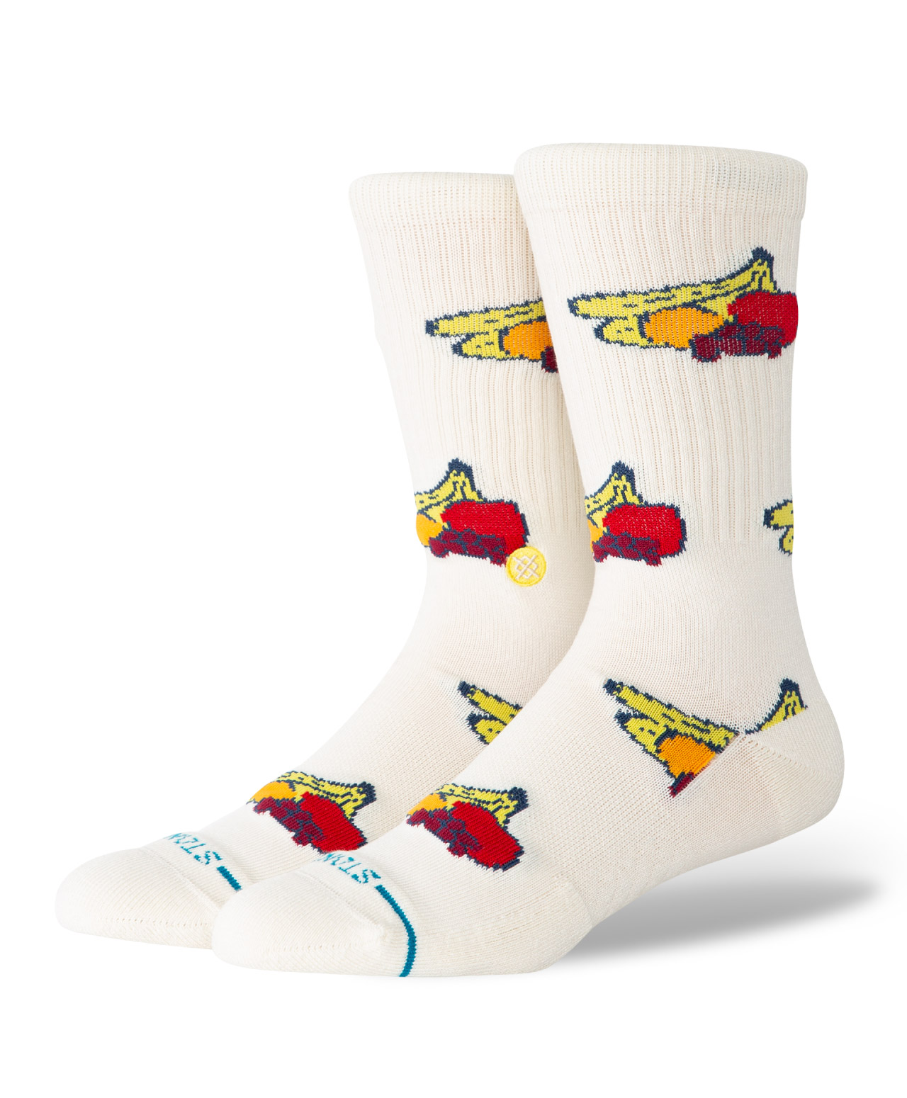 STANCE FRUITS CREW SOCKS CANVAS