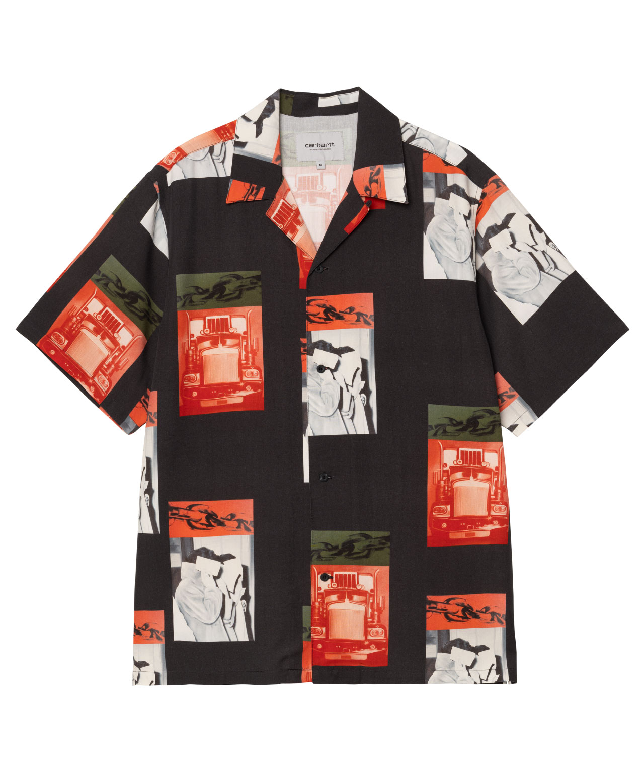 CARHARTT WIP SEAN HAMILTON SHIRT SEAN HAMILTON PRINT/BLACK