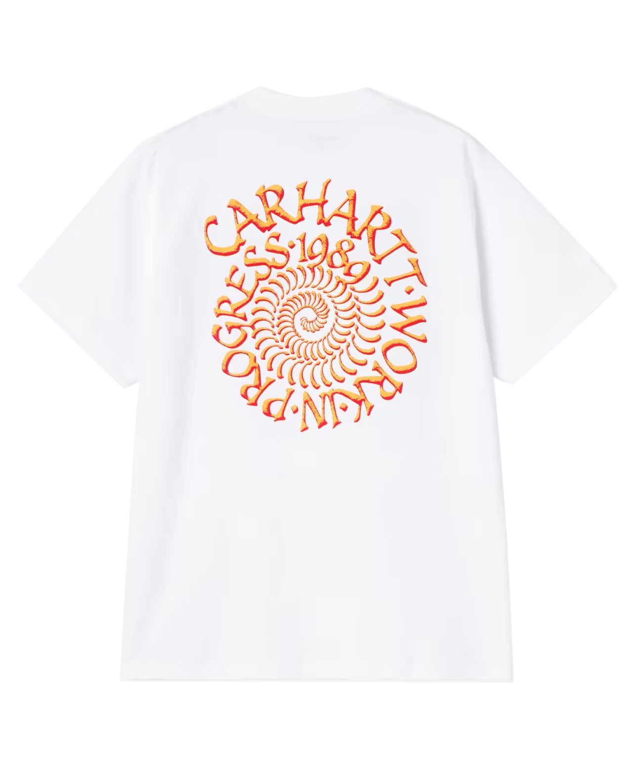 CARHARTT WIP SPIRALS TEE WHITE