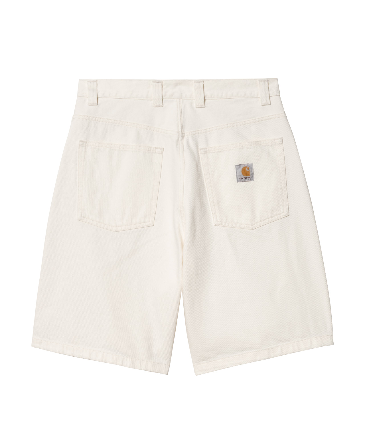 CARHARTT WIP BRANDON SHORT WHITE RINSED