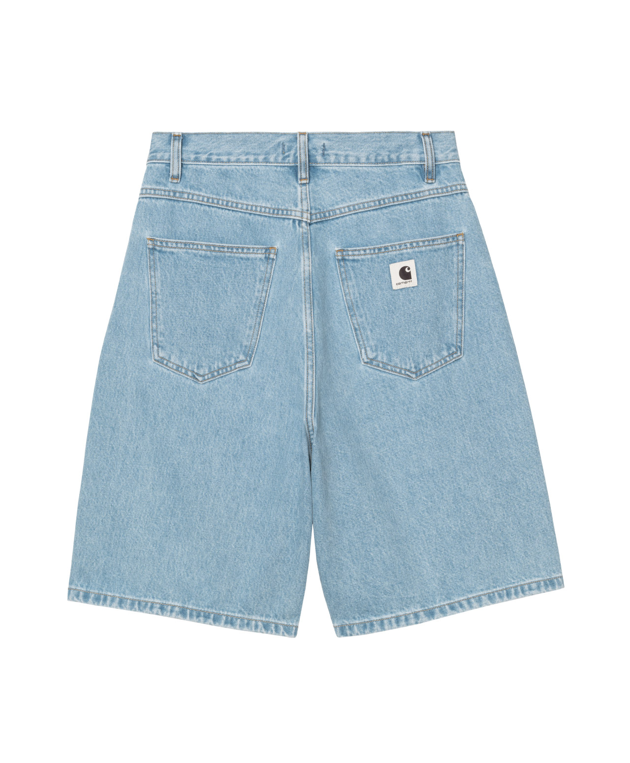 CARHARTT WIP WOMENS BRANDON SHORT BLUE STONE BLEACHED
