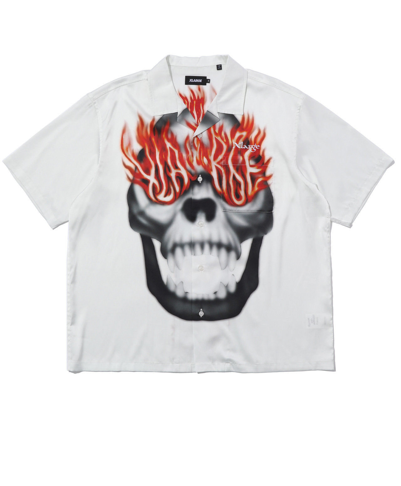 XLARGE CAMP SHIRT WHITE