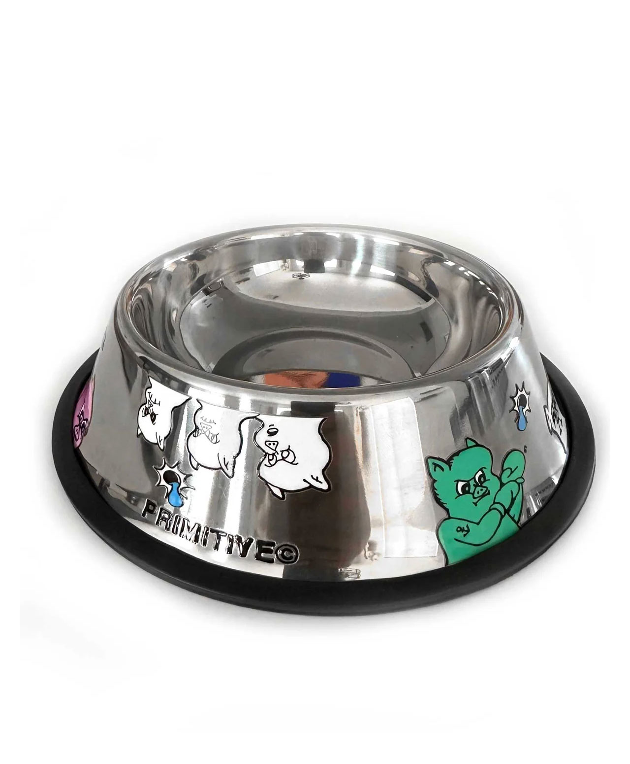 PRIMITIVE ZODIAC DOG BOWL SILVER