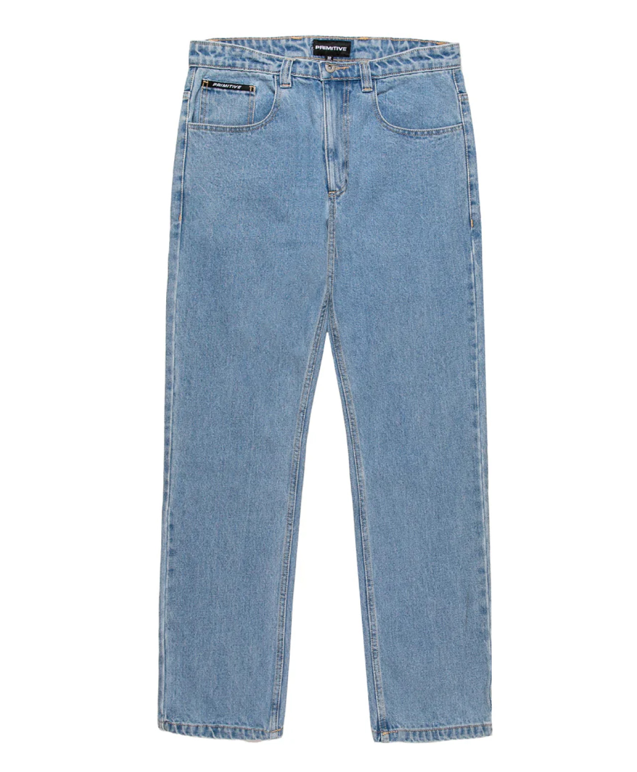 PRIMITIVE 5 POCKET DENIM PANTS LIGHT BLUE