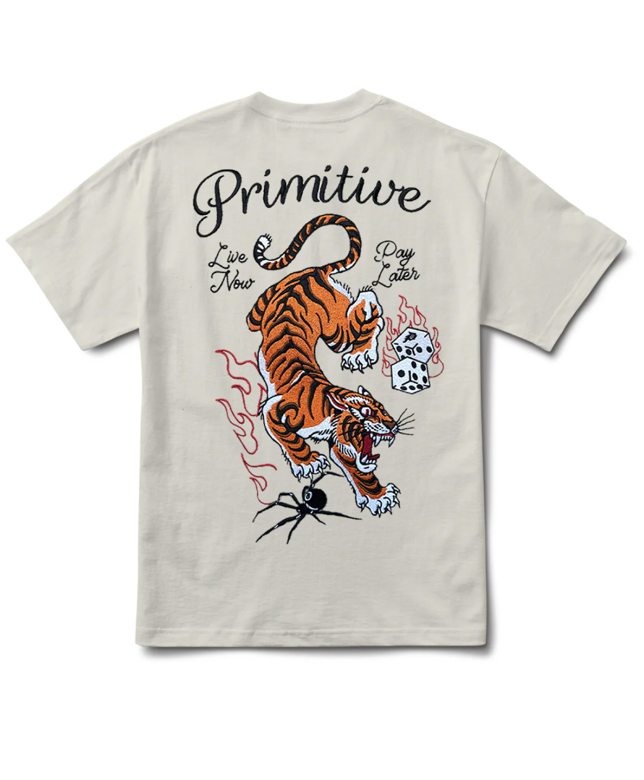 PRIMITIVE BIG CITY HEAVYWEIGHT TEE CREAM