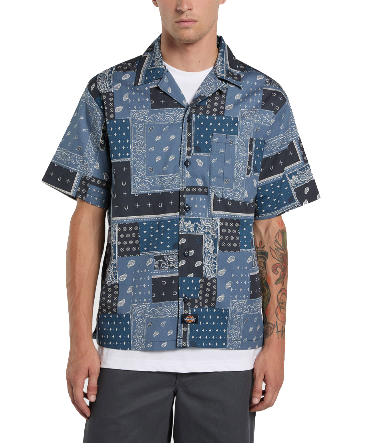 DICKIES GLANDORF SHIRT DARK NAVY