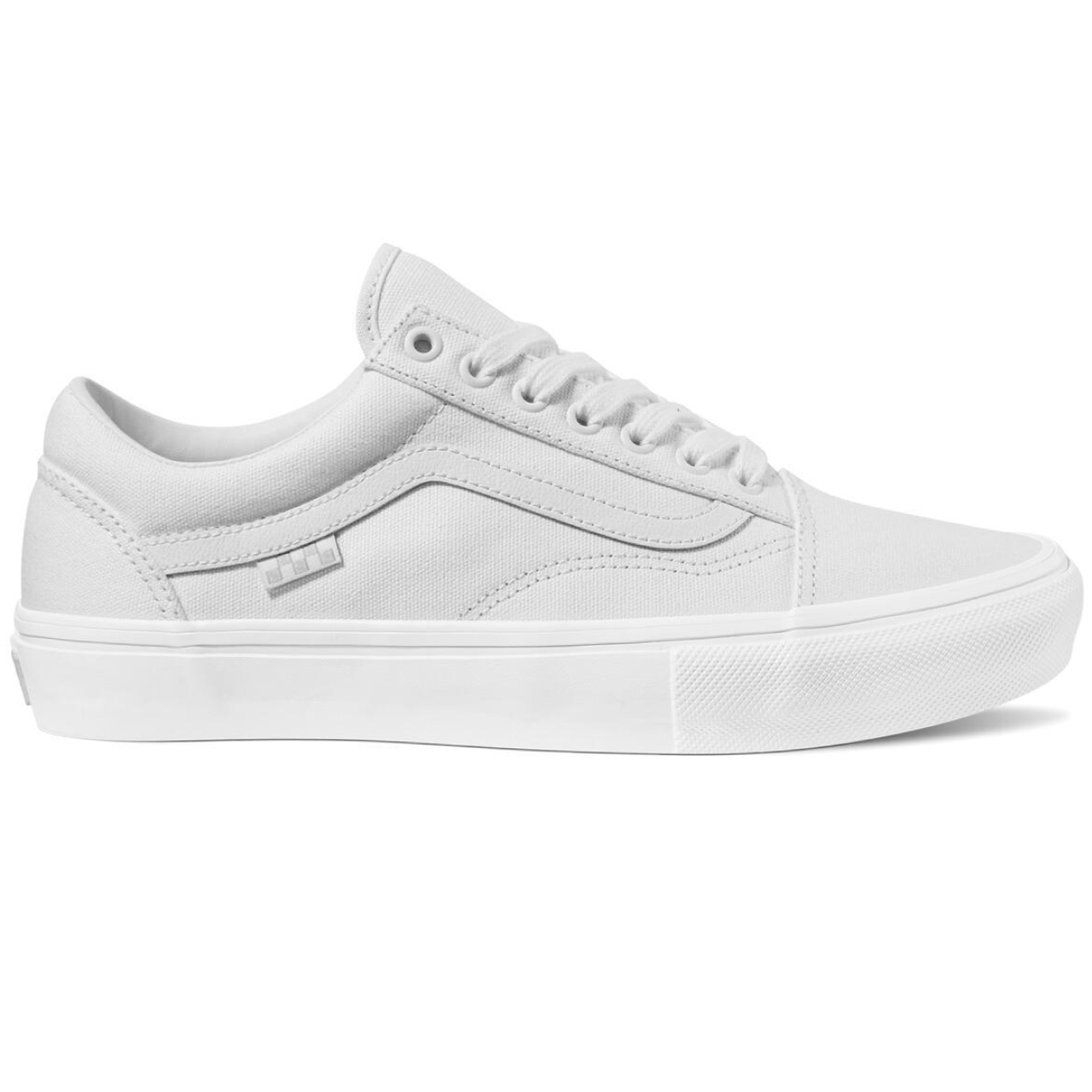 VANS SKATE OLD SKOOL CANVAS TRUE WHITE
