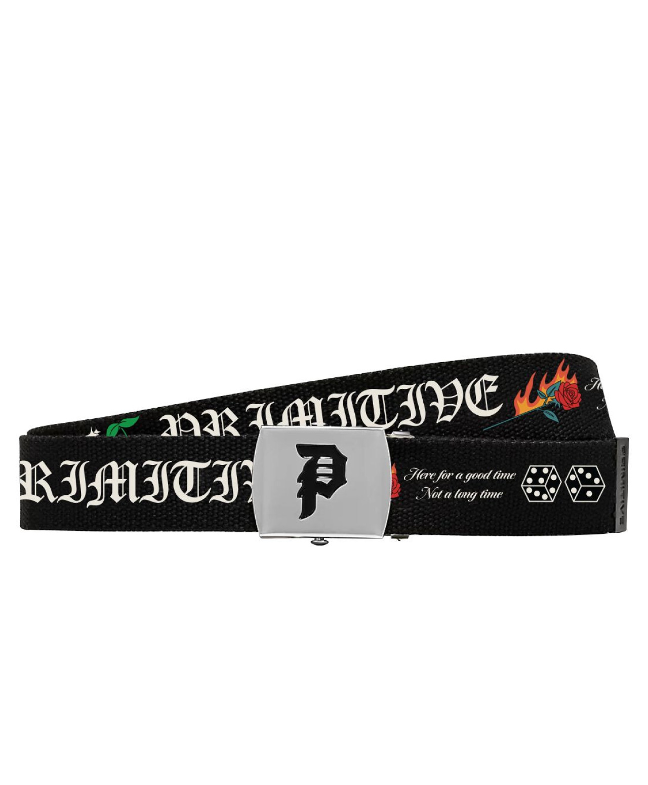 PRIMITIVE BLACKJACK WEB BELT BLACK