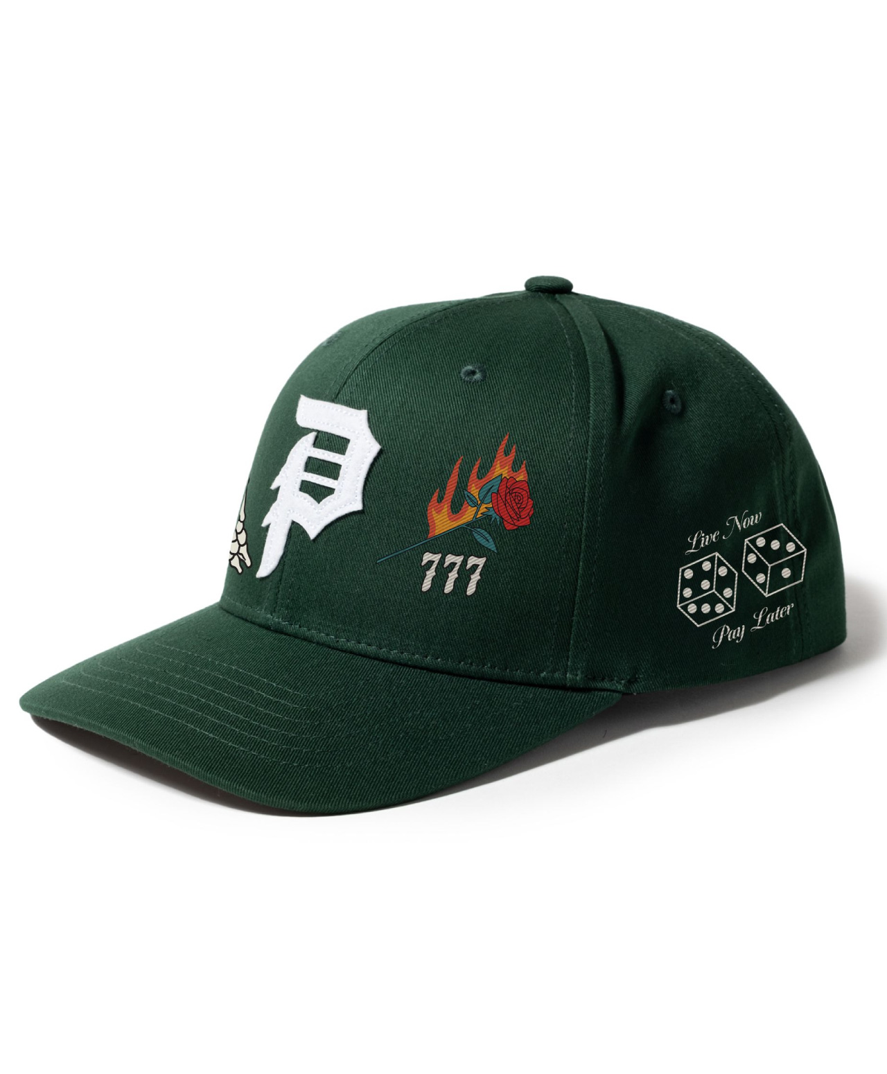 PRIMITIVE BLACKJACK SNAPBACK GREEN