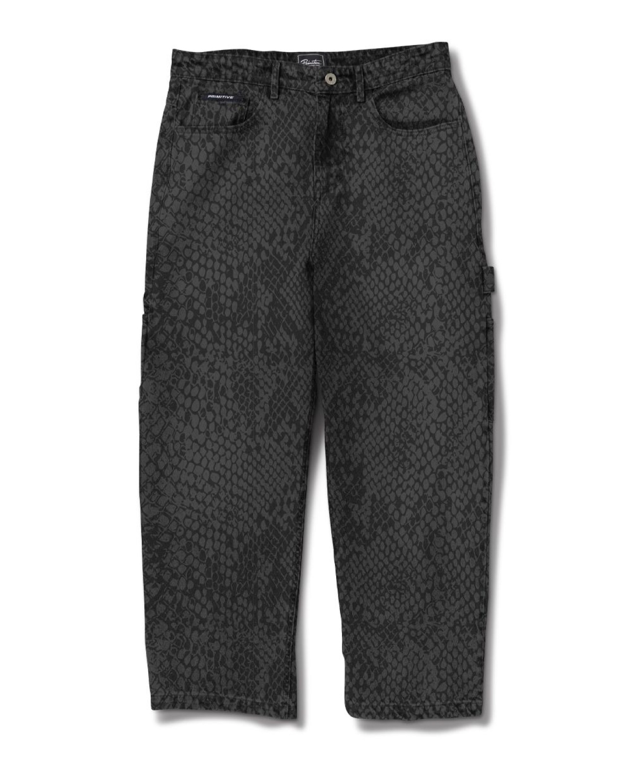 PRIMITIVE SCALES CARPENTER PANTS BLACK