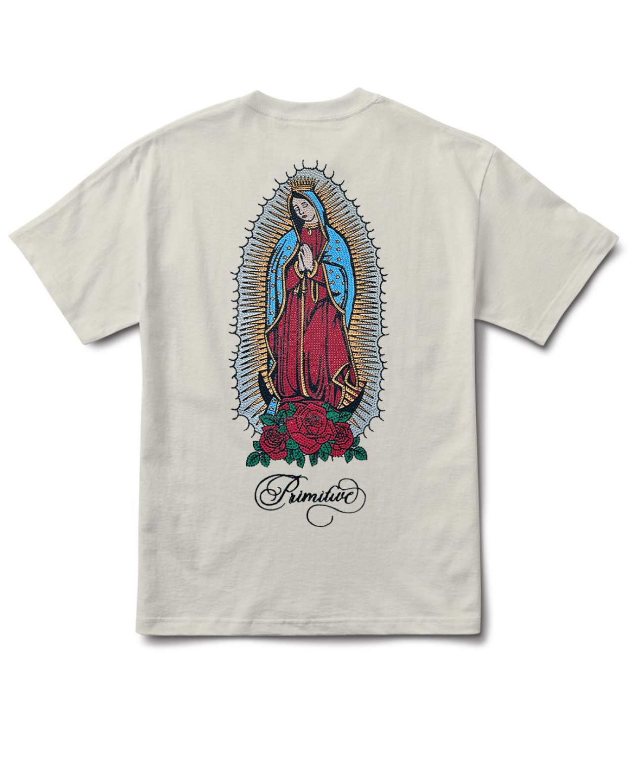 PRIMITIVE MISSION HEAVYWEIGHT TEE CREAM