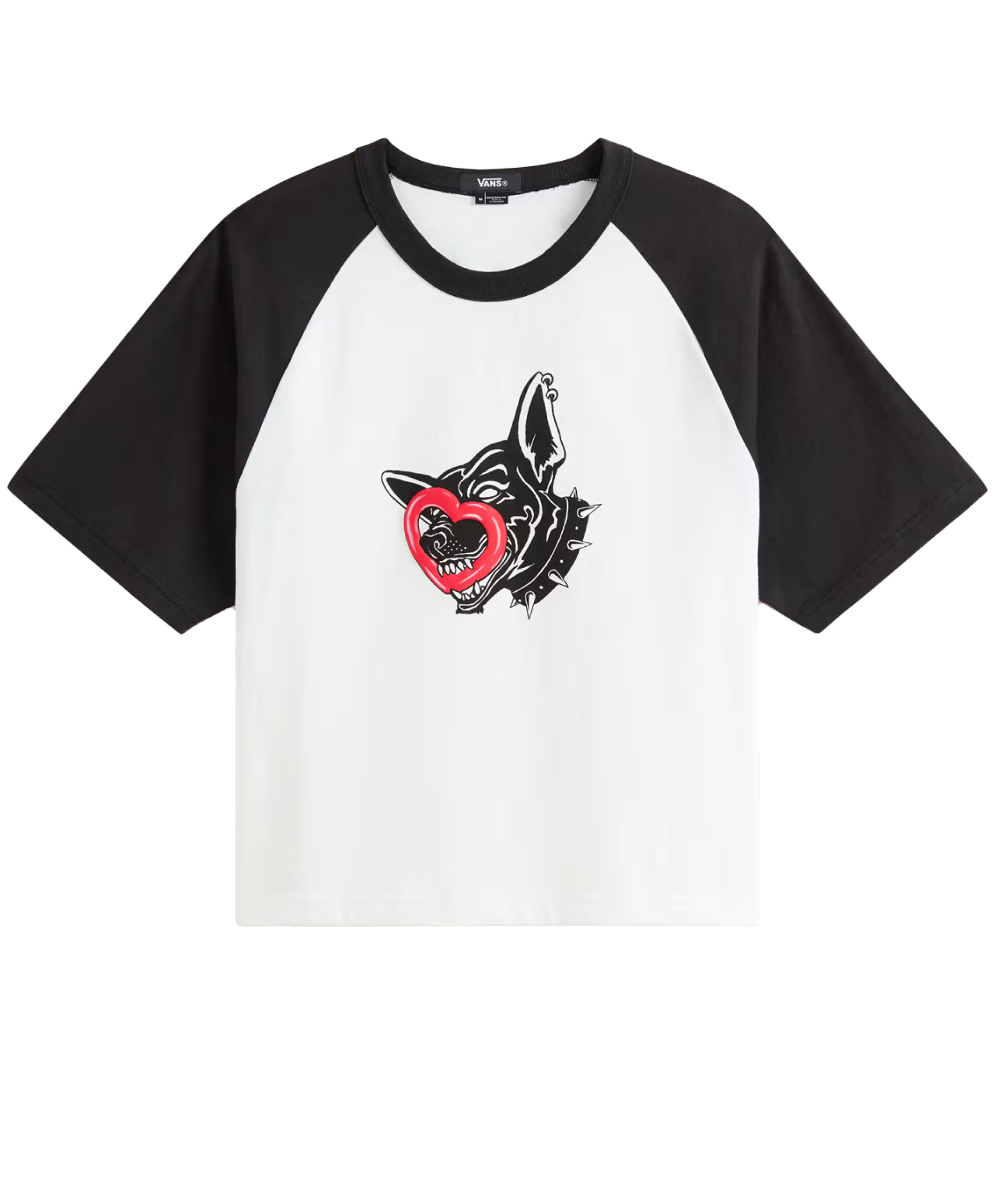 VANS DAYANA DOG FACE TEE WHITE