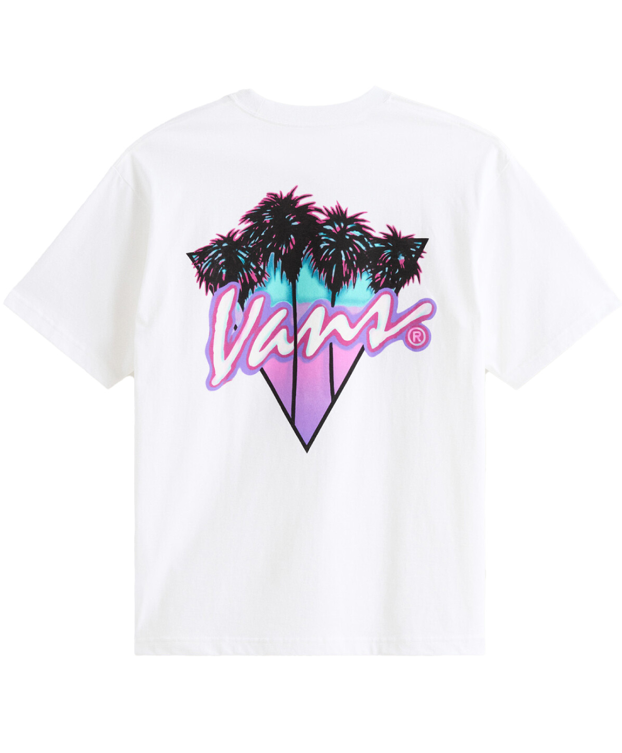 VANS PALM DRIVE TEE WHITE