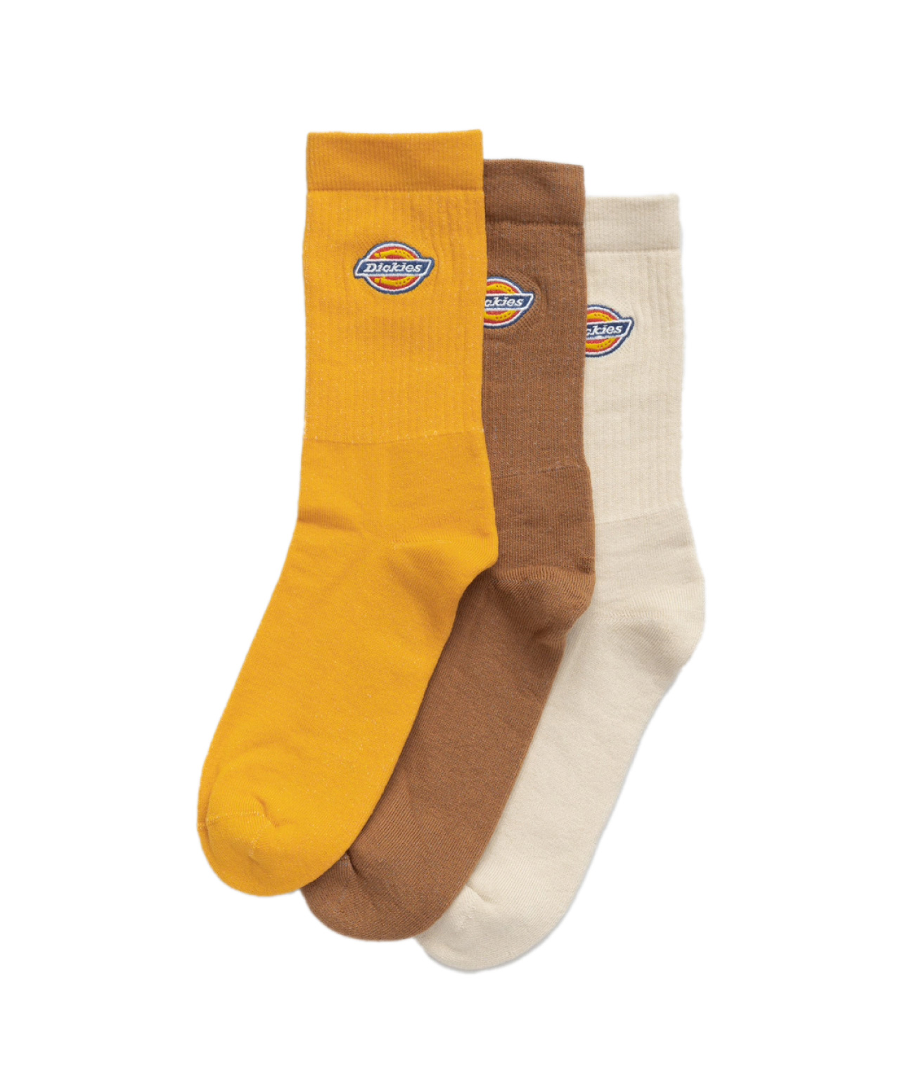DICKIES VALLEY GROVE SOCKS 3-PACK STONE