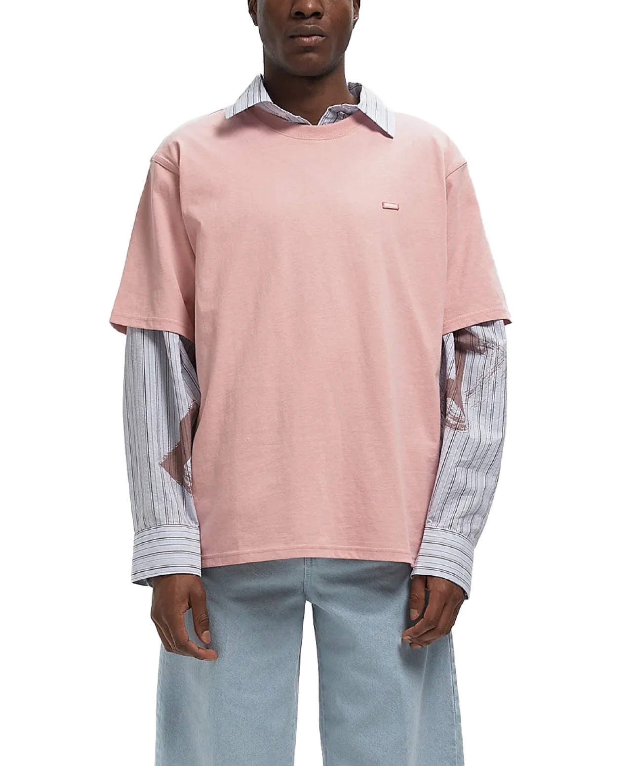 DICKIES CLANCY HEAVYWEIGHT TEE BRIDAL ROSE