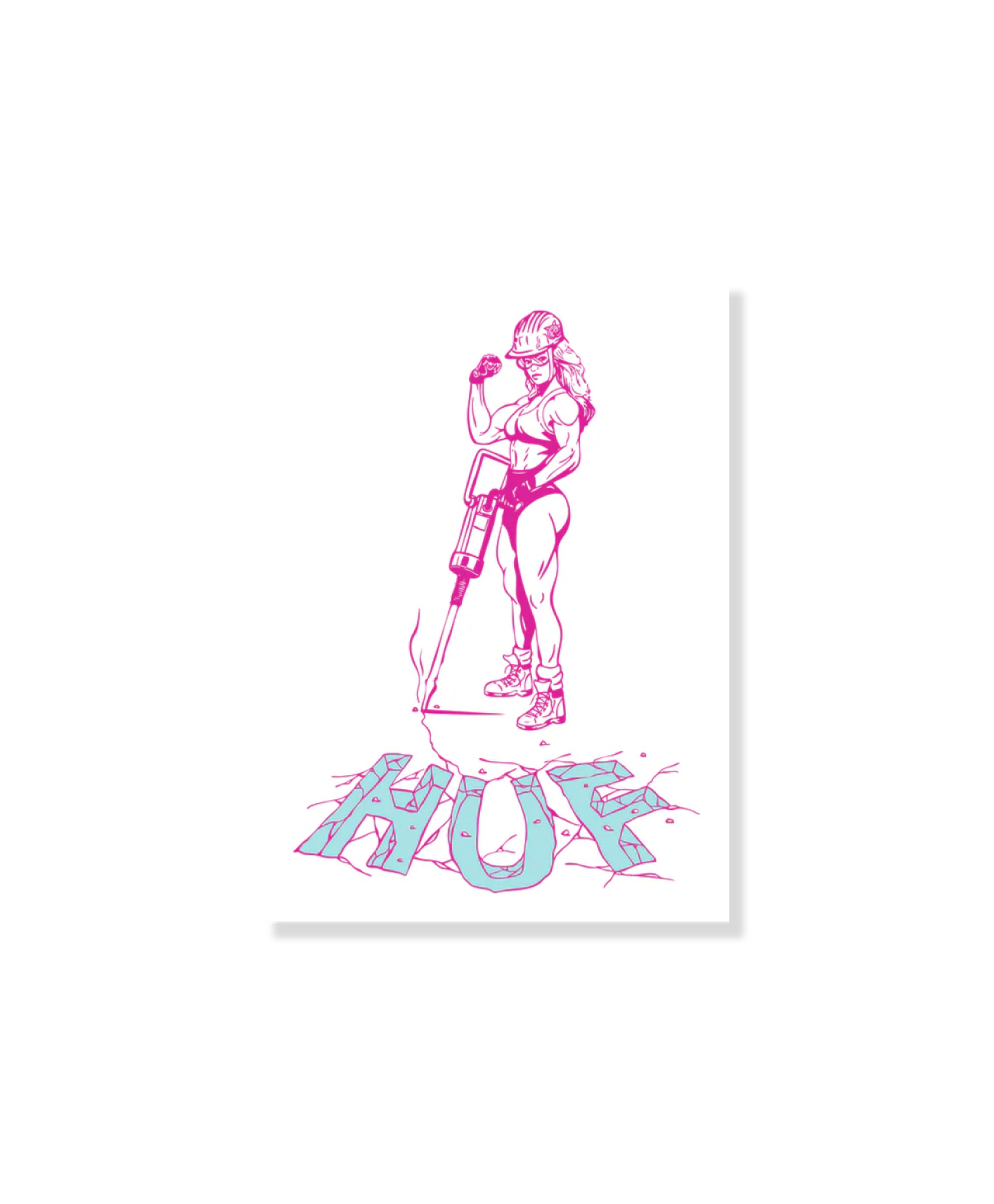 HUF JACKED STICKER MULTI