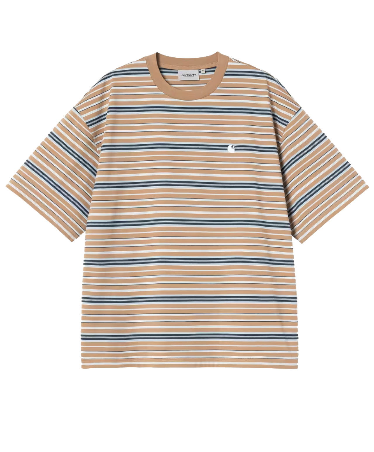 CARHARTT WIP ZANE TEE ZANE STRIPE/PEANUT