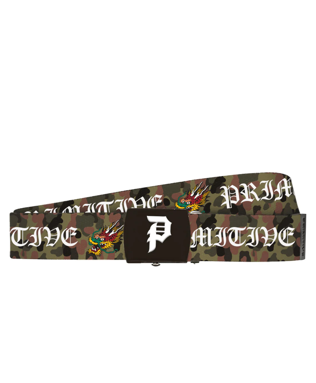 PRIMITIVE GOOD TIME WEB BELT CAMO