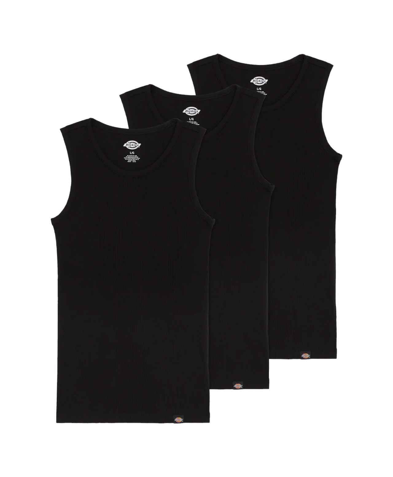 DICKIES AMSTERDAM VEST 3-PACK BLACK