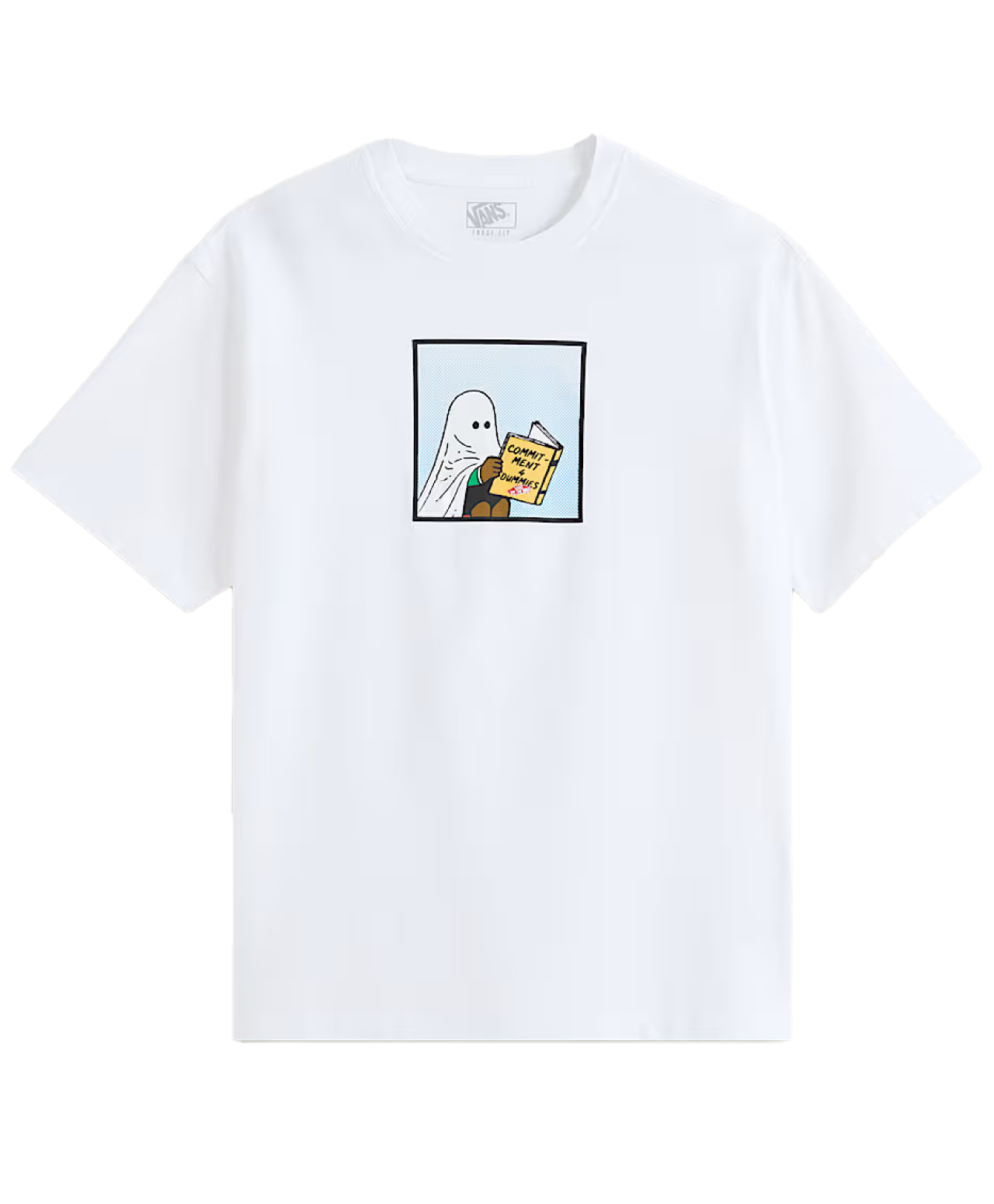 VANS COMMITMENT 4 DUMMIES LOOSE TEE WHITE