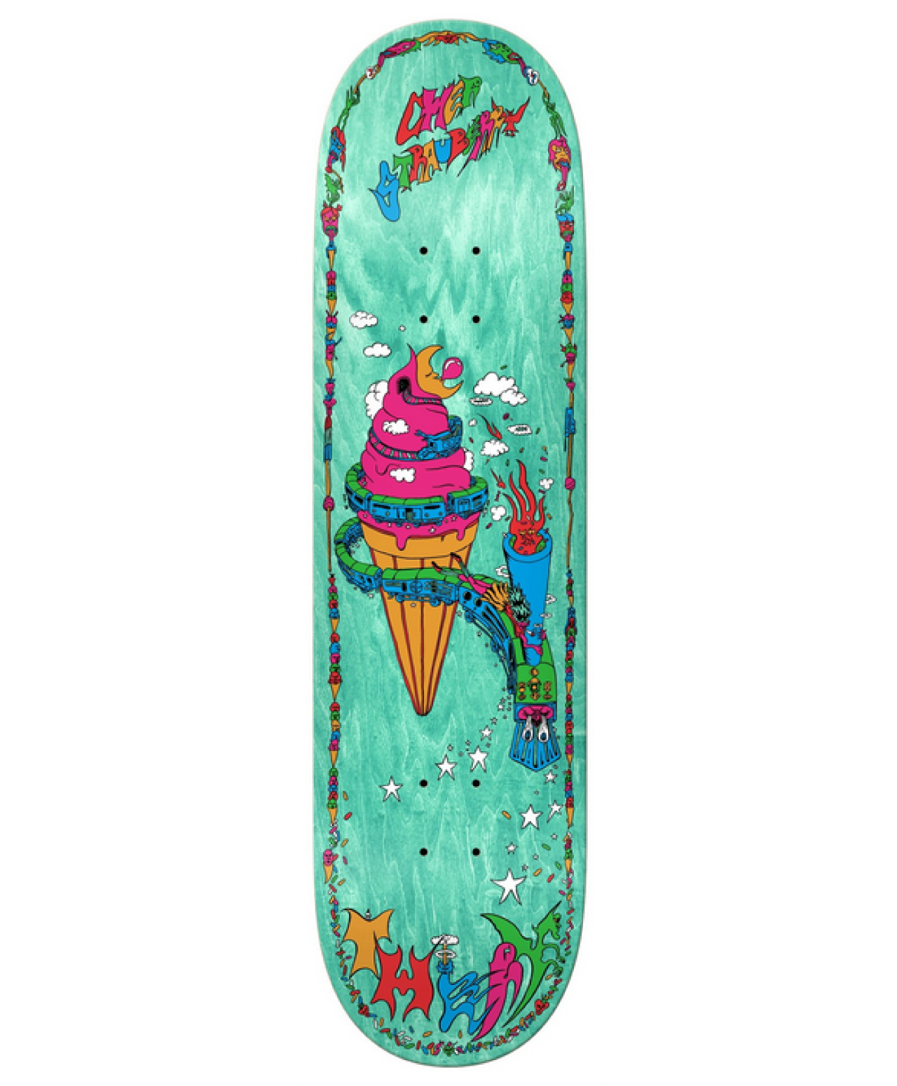 THERE RYSER CHER SKATE DECK 8.25 MULTI