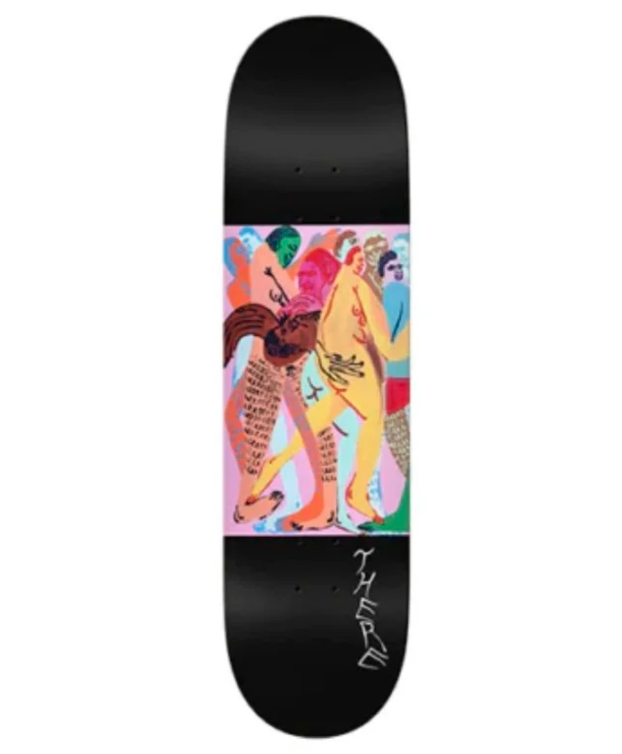 THERE PARTY SKATE DECK 8.06 BLACK