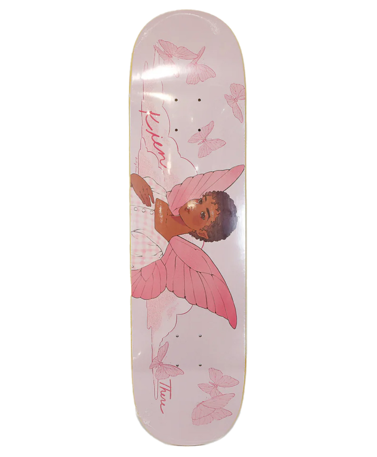 THERE KIEN BUTTERFLY SKATE DECK 8.25 PINK