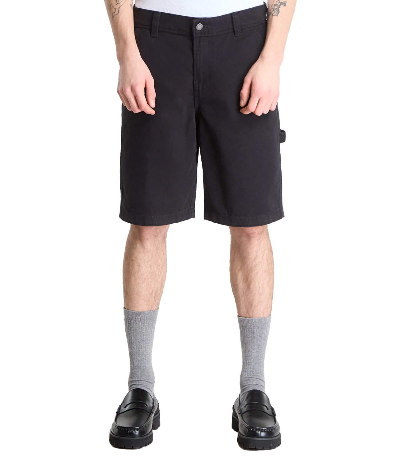 DICKIES CANVAS CARPENTER SHORT BLACK