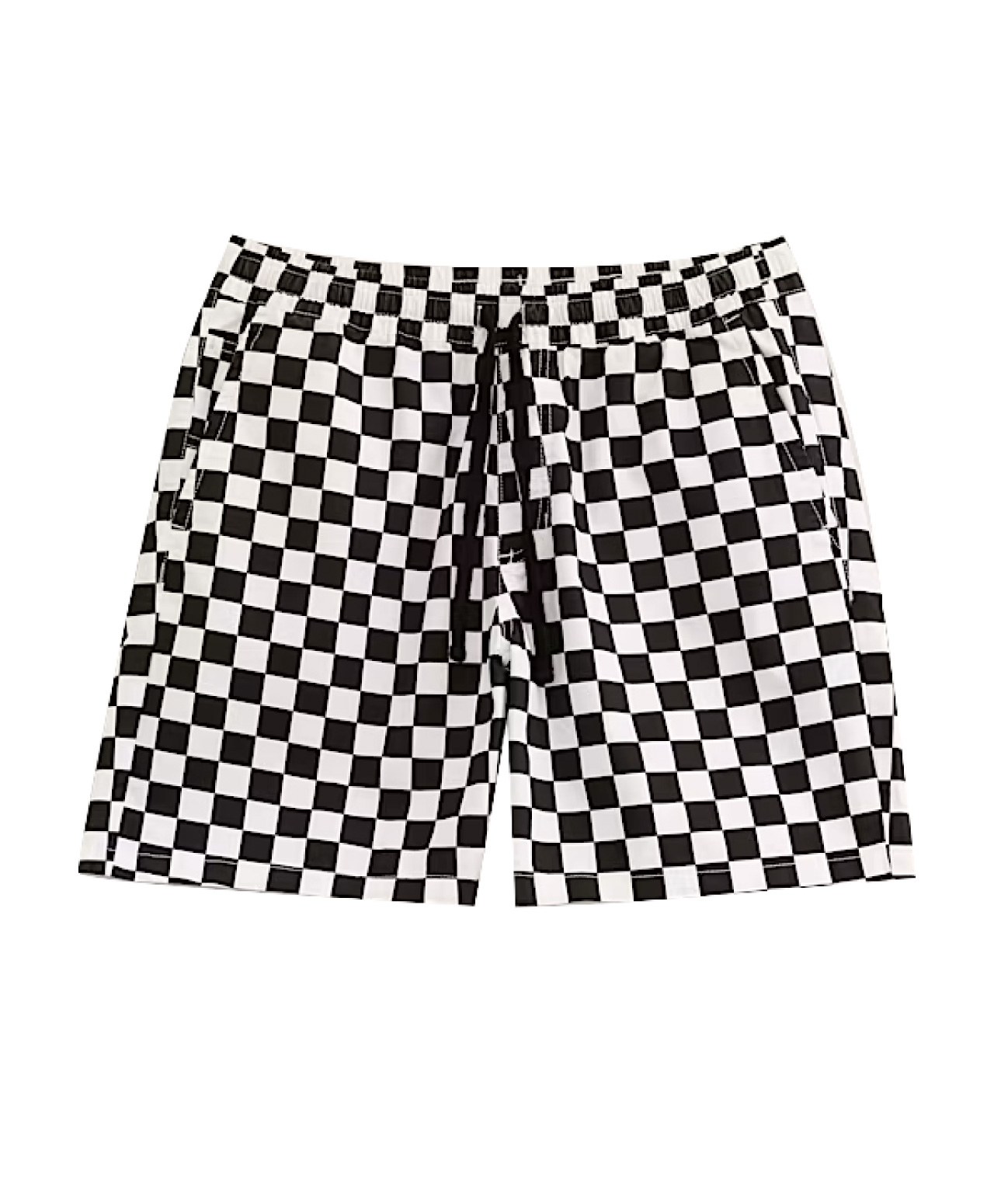 VANS RANGE RELAXED ELASTIC SHORT CHECK BLACK/WHITE