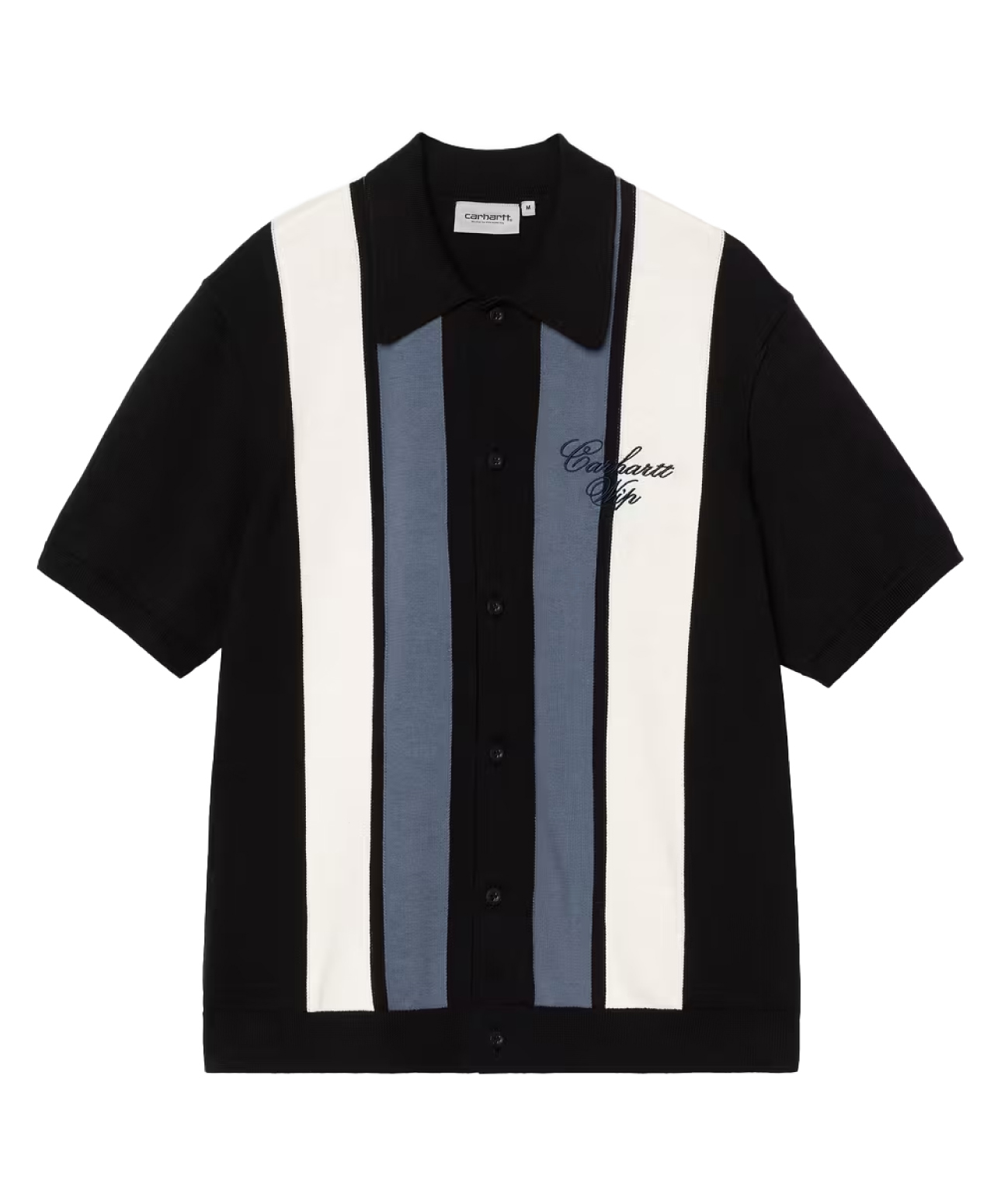 CARHARTT WIP MELLO KNIT SHIRT MELLO STRIPE/BLACK