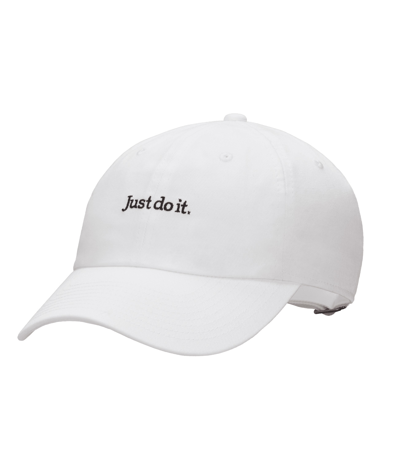 NIKE CLUB UNSTRUCTURED JDI CAP WHITE/BLACK