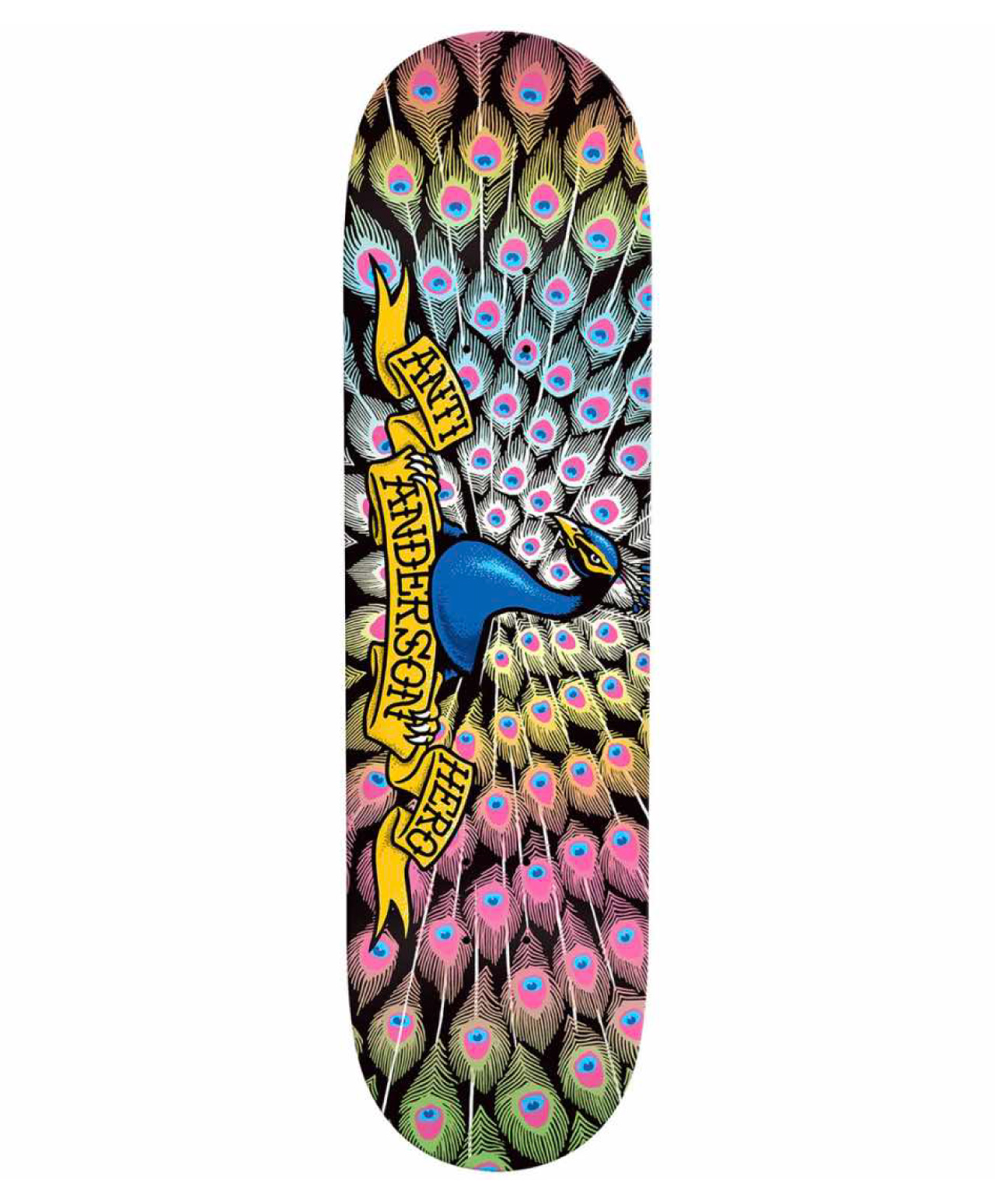 ANTI HERO OSTENTATION REDUX BA SKATE DECK 8.8 MULTI