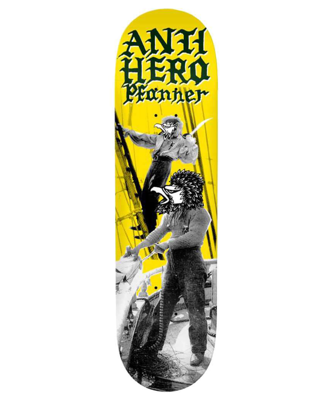 ANTIHERO WILD UNKNOWN PFANNER SKATE DECK 8.25 MULTI