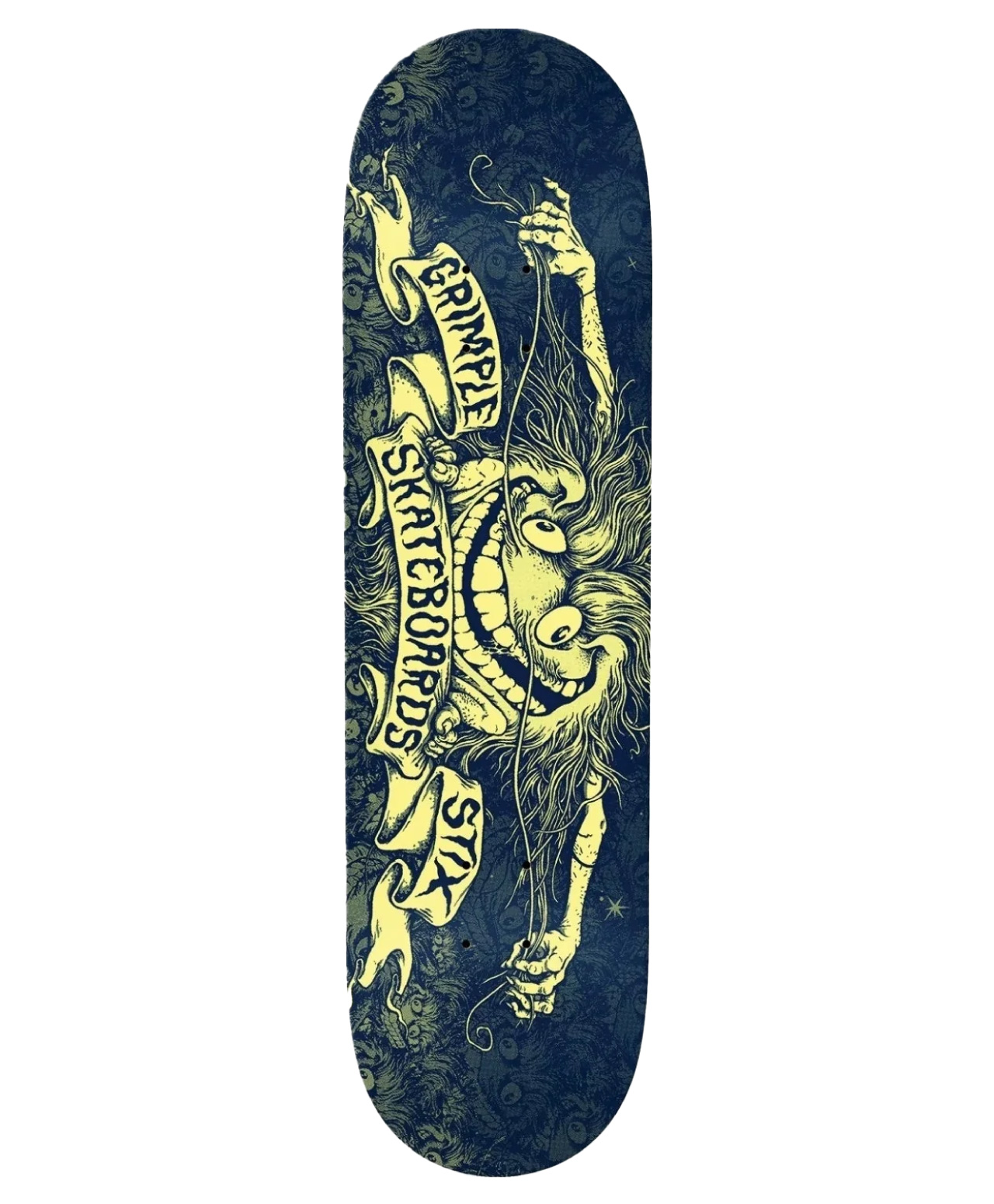 ANTIHERO GRIMPLE PRICEPOINT SKATE DECK 8.5 BLUE