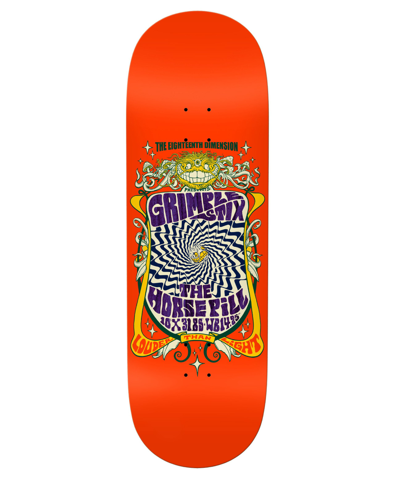 ANTIHERO TEAM LITHO SKATE DECK 10 MULTI