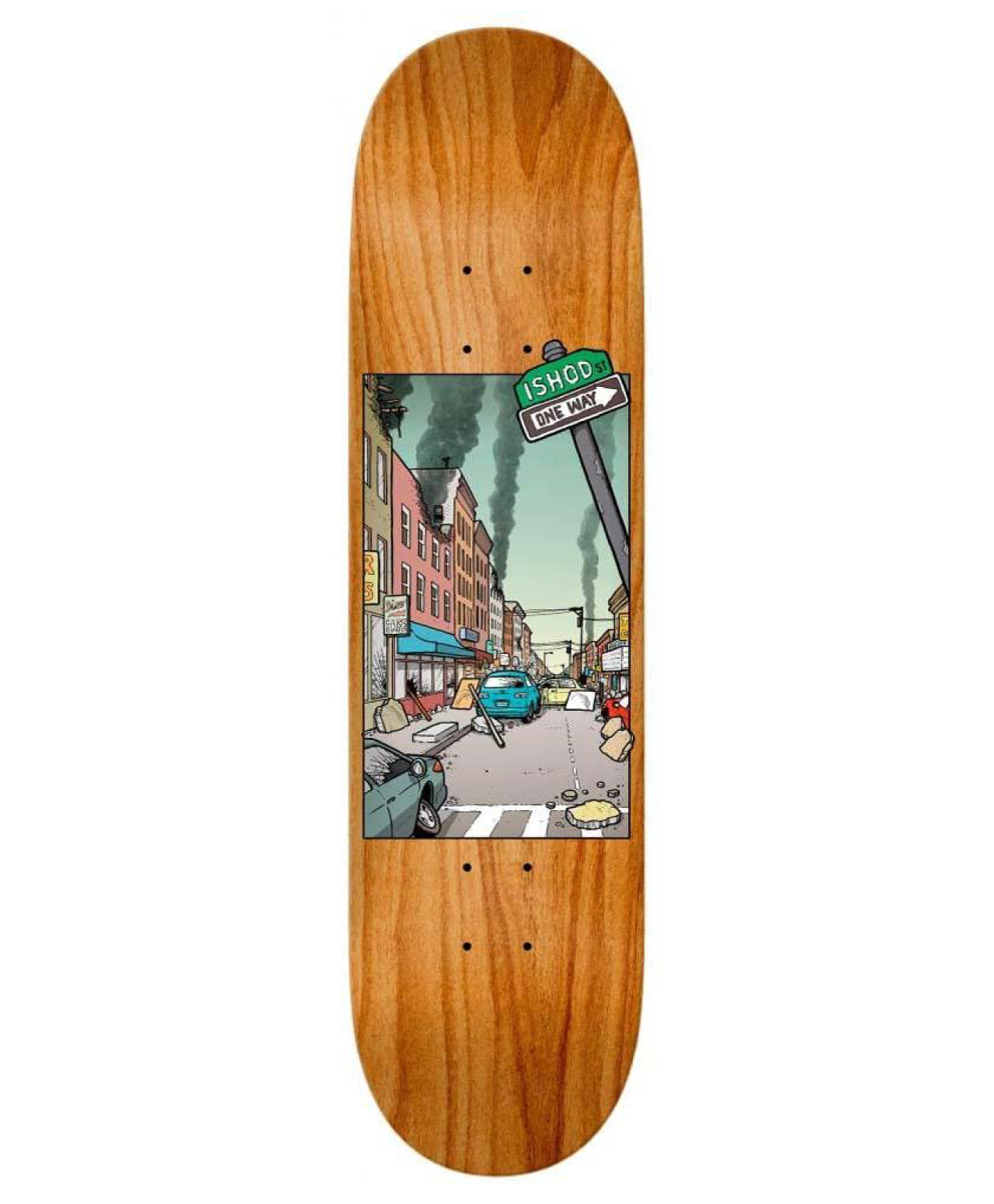 REAL NICE NEIGHBORHOOD WAIR SKATE DECK 8.06 MULTI