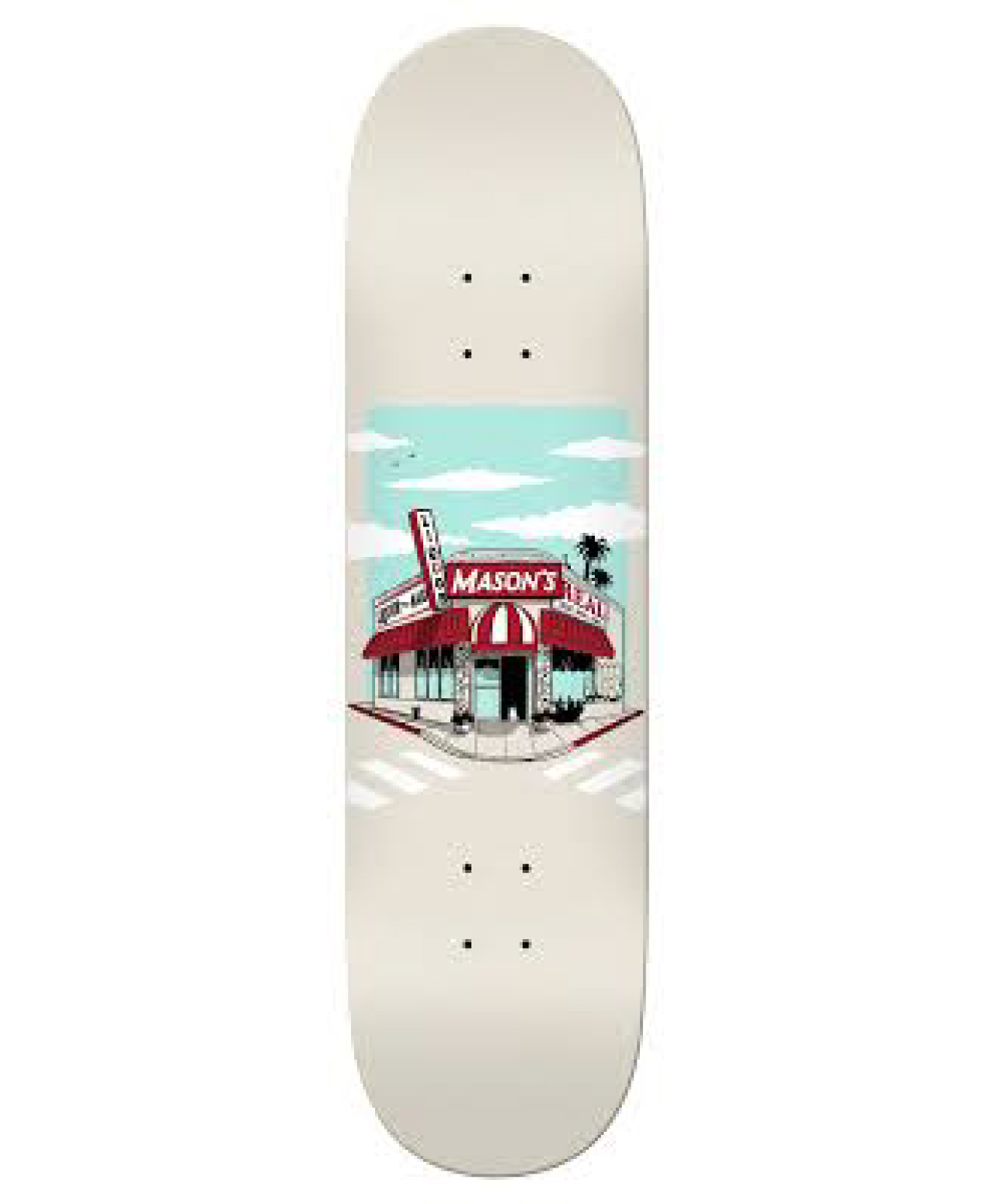 REAL MASON MART DECK SKATE DECK 8.12 MULTI